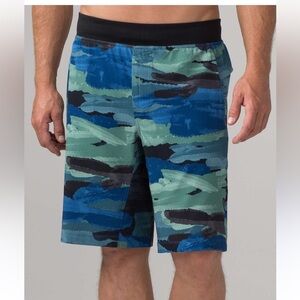 [36] Lululemon Core Short 11" Cactus Camo Desert Teal Vintage Green